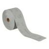 Gray sanding roll standing upright