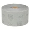 Large gray sanding roll with cardboard core
