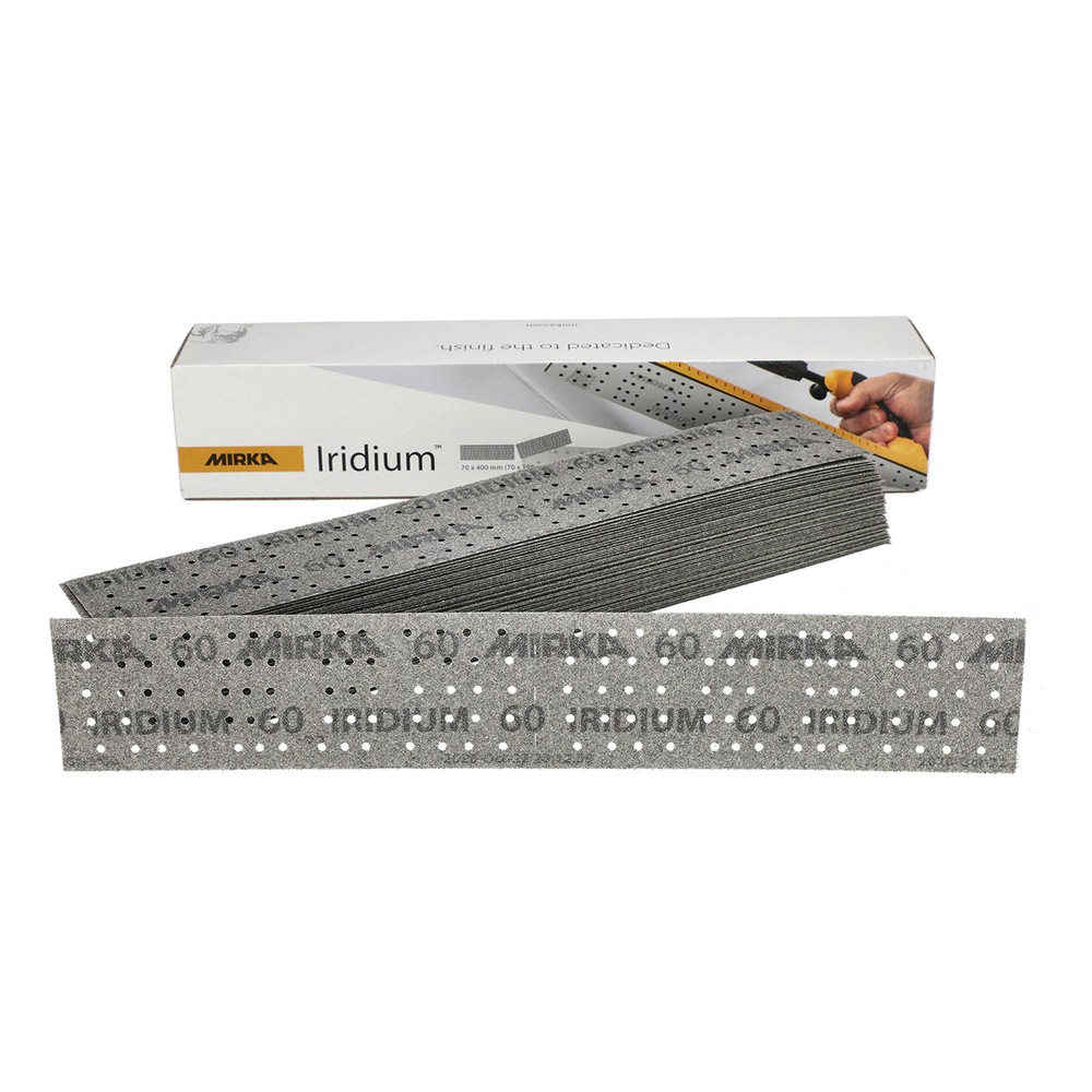 Sanding strip box and stacked perforated strips
