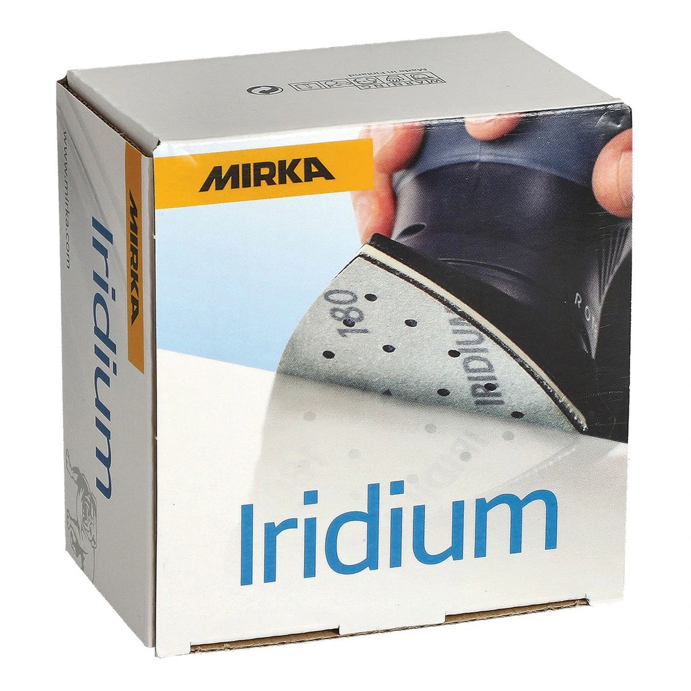 A product packaging box with printed branding and logo, shown