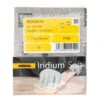 Wrapped sanding sheets with yellow label