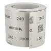 גליל ליטוש אפור עם הדפסים ומספרי גרעין - Gray sanding roll with printed grit numbers