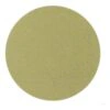 A single round olive-green disc on a white background, shown in close front