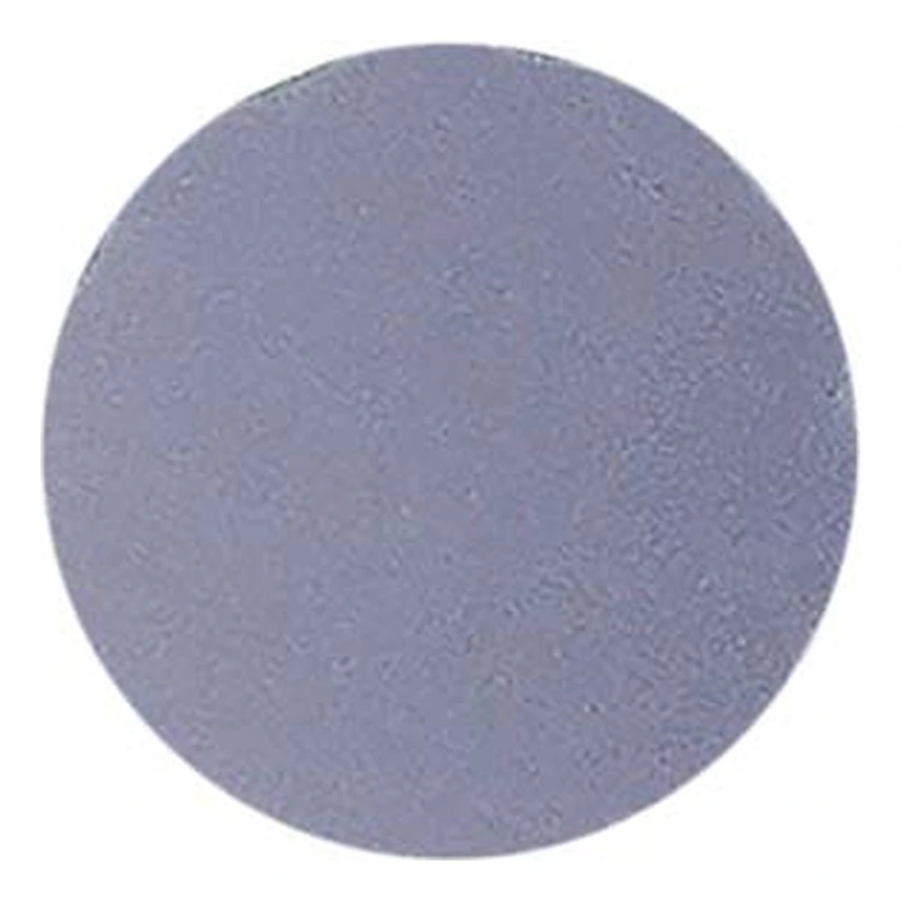Round purple-gray disc on white background