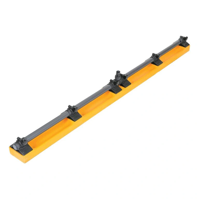 Long yellow-black tool with mounts and brackets