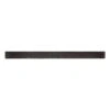 Long black board with slotted grooves