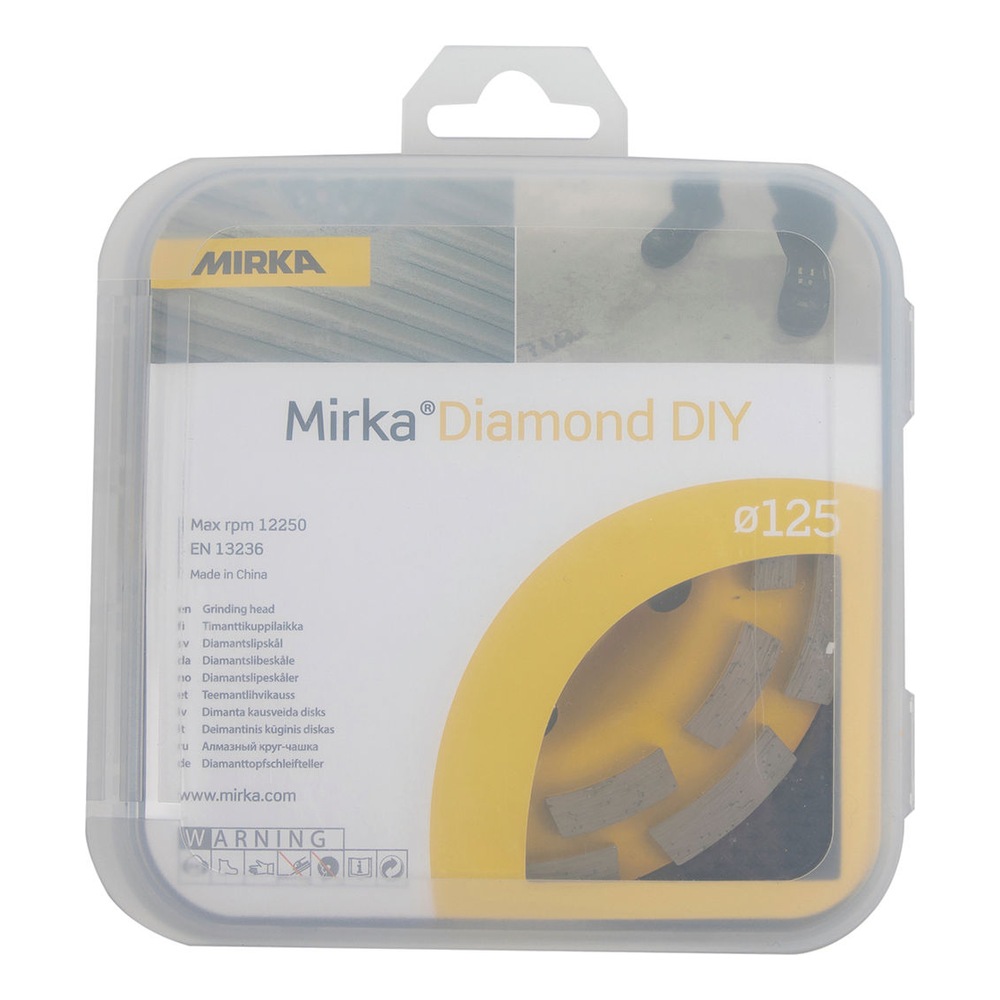 Clear plastic package with product label