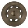 גלגל השחזה כהה עגול עם חורים - Dark circular grinding wheel with holes