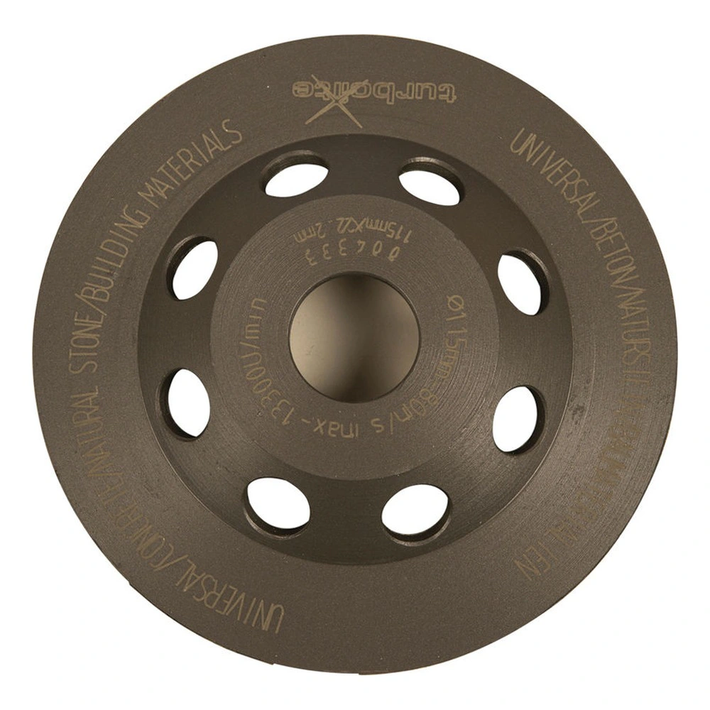 גלגל השחזה כהה עגול עם חורים - Dark circular grinding wheel with holes