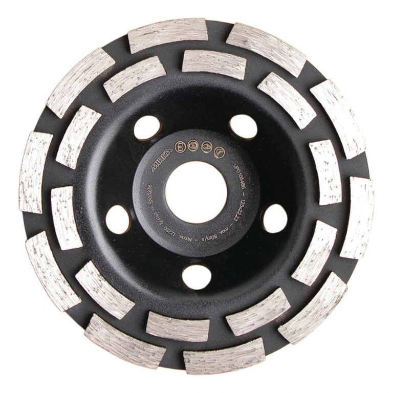 Black diamond wheel with silver segments