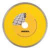 Smooth yellow disc with diamond edge