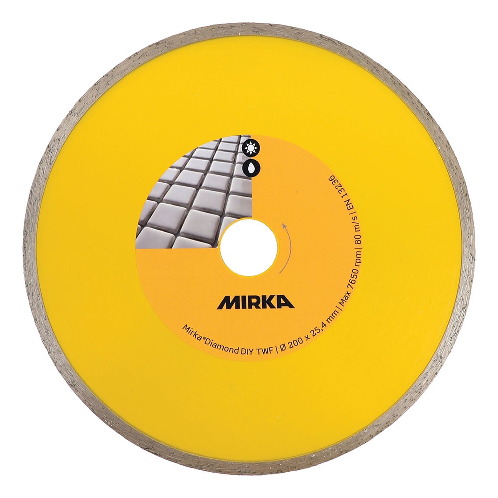 Single yellow diamond disc on white background