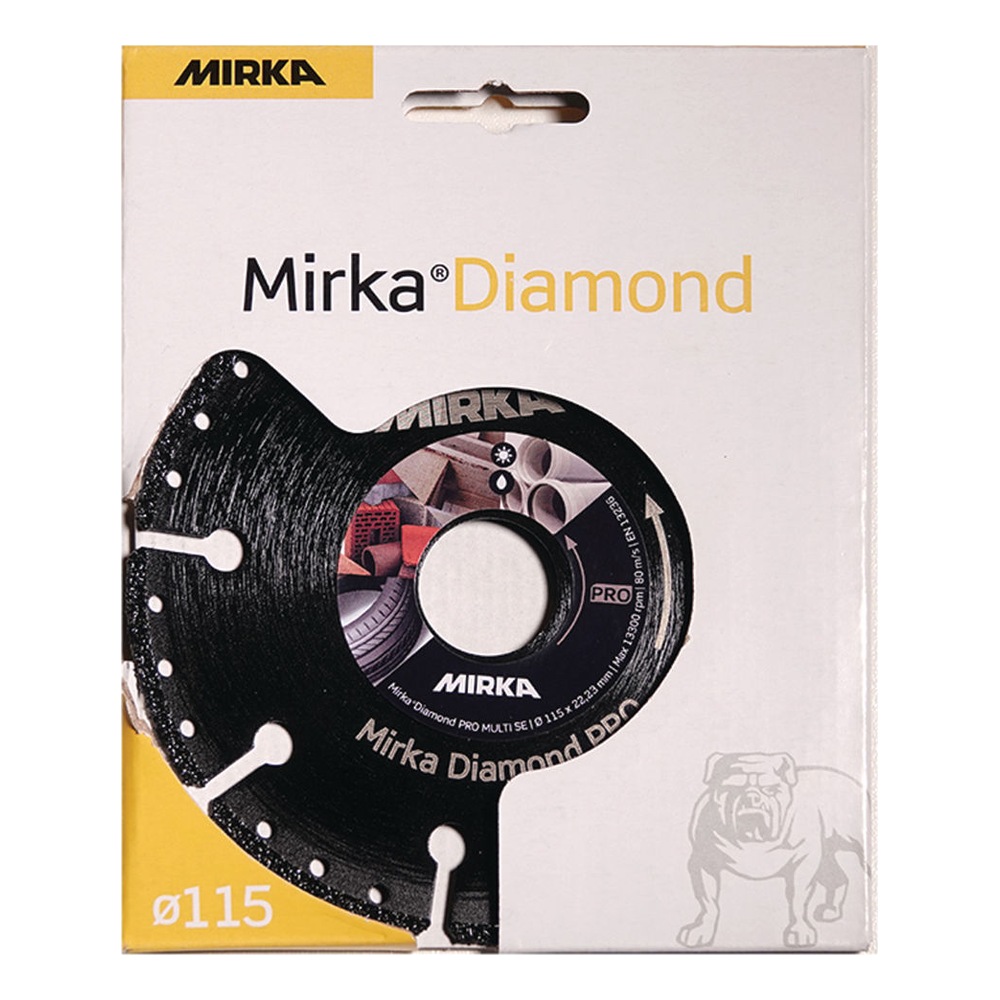 אריזה קדמית עם דיסק יהלום שחור יחיד - Front package with a single black diamond disc