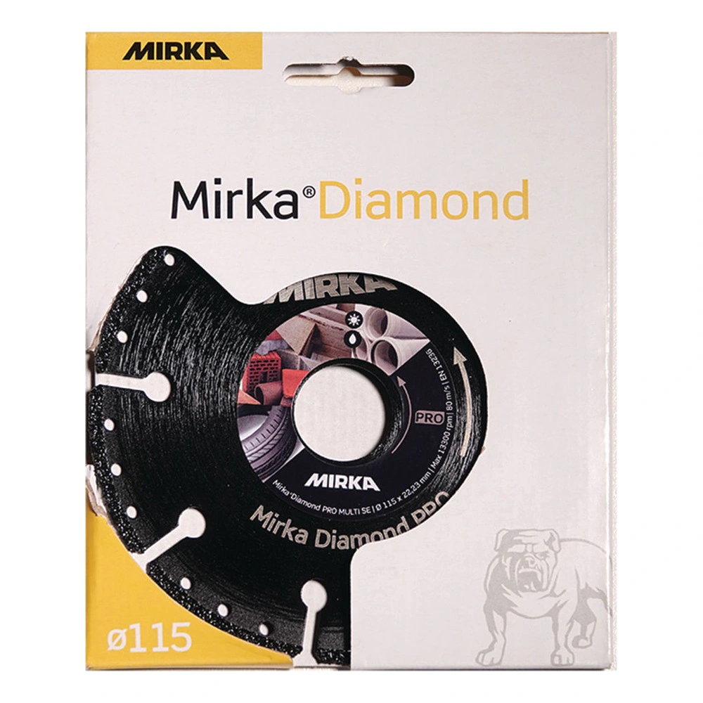 אריזה קדמית עם דיסק יהלום שחור יחיד - Front package with a single black diamond disc