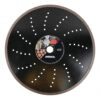 Black diamond disc with white holes