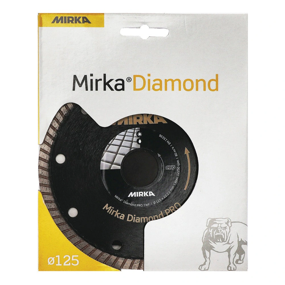 White cardboard package with partially visible disc