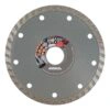 Round diamond disc with peripheral holes