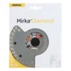 Cardboard package with partially visible diamond disc