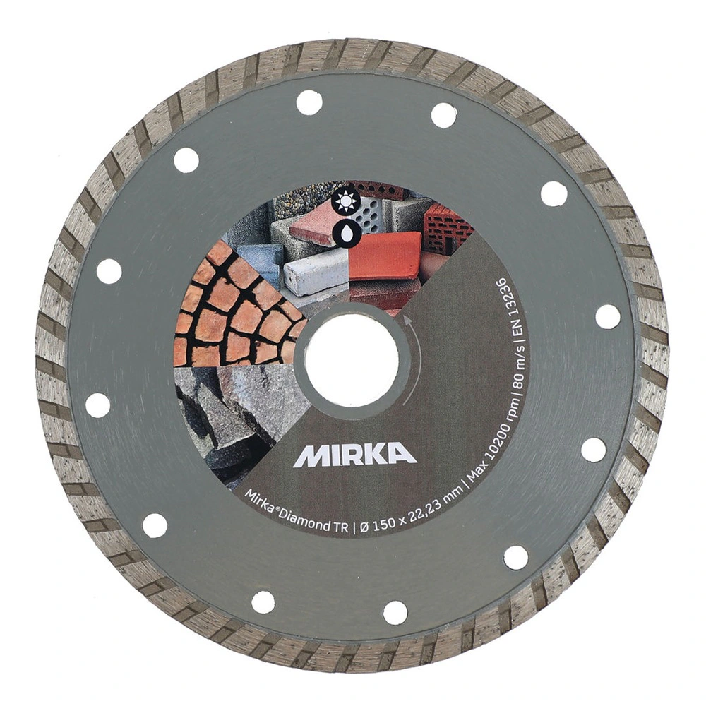 Gray diamond disc with round holes
