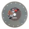 Round diamond disc with peripheral holes