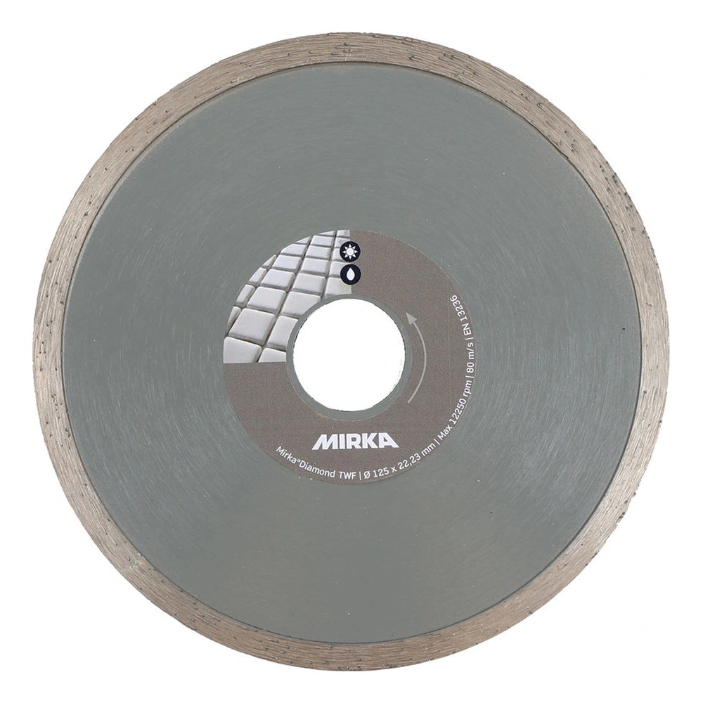 Solid gray diamond disc with center hole