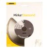 Partial front view of packaged diamond wheel