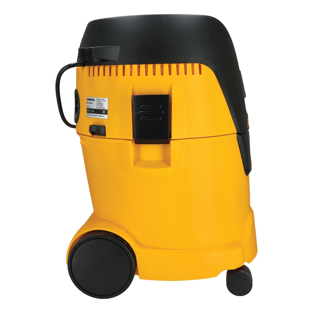 Yellow-black vacuum extractor, side view