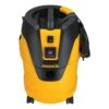 Top-front view of yellow-black dust extractor