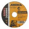 Round yellow-black cutting disc with center hole