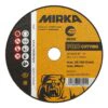 Yellow-black cutting disc with center hole