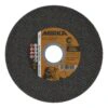 Black-yellow cutting wheel with center hole