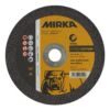Brown-black cutting disc, front view
