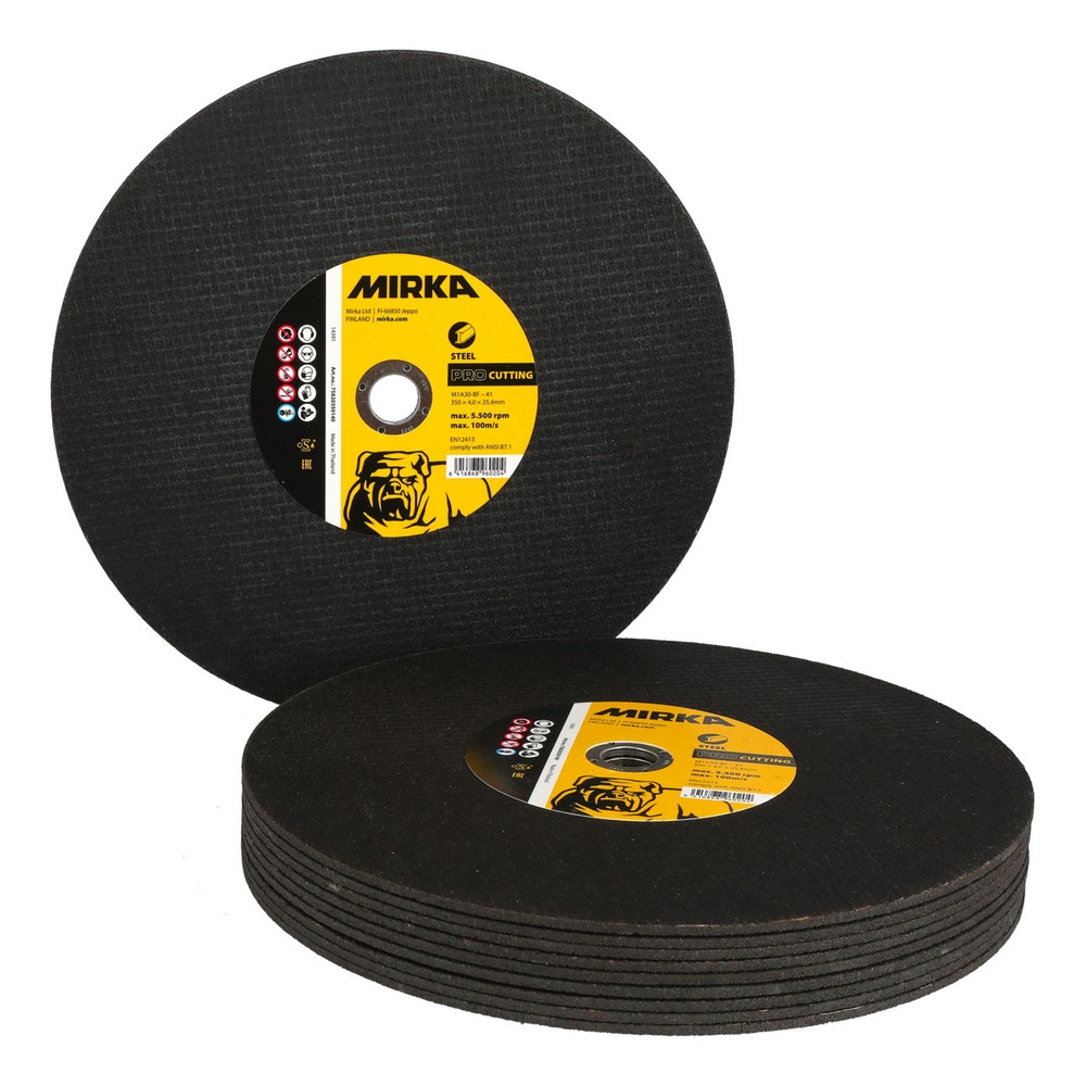 Large black disc with stacked discs beneath it