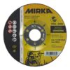 דיסק השחזה צהוב-שחור עם קדח מרכזי - Yellow and black grinding disc with central hole