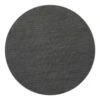 Round black mesh pad, front view