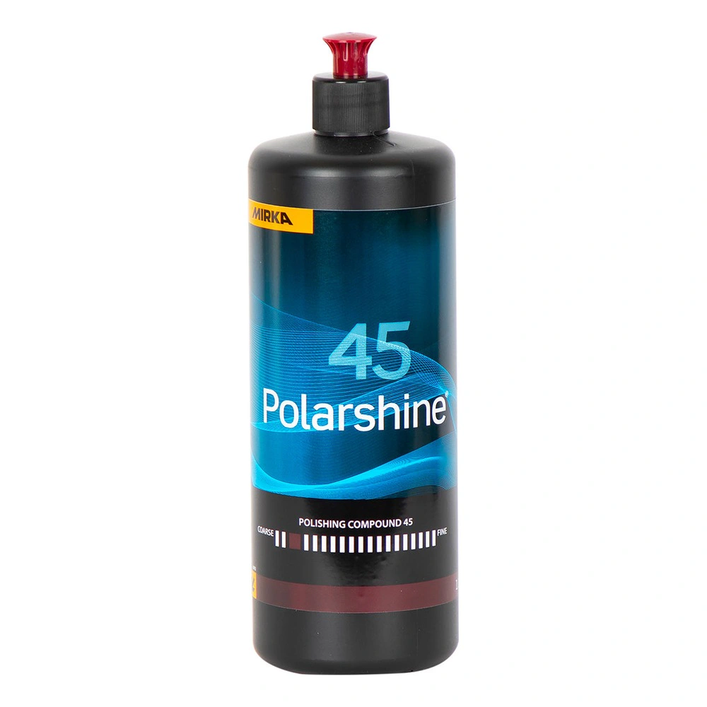 בקבוק Polarshine 45 יחיד על רקע לבן - Single Polarshine 45 bottle on white background