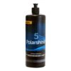 בקבוק שחור עם משאבה ותווית Polarshine - Black bottle with pump and Polarshine label