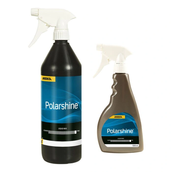 שתי בקבוקי ריסוס עם תוויות Polarshine