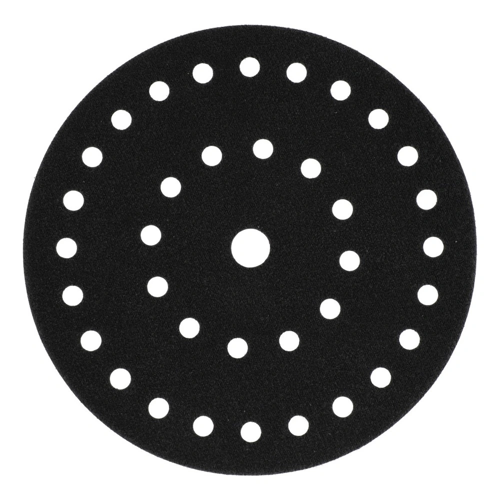 Black perforated circle, straight top view