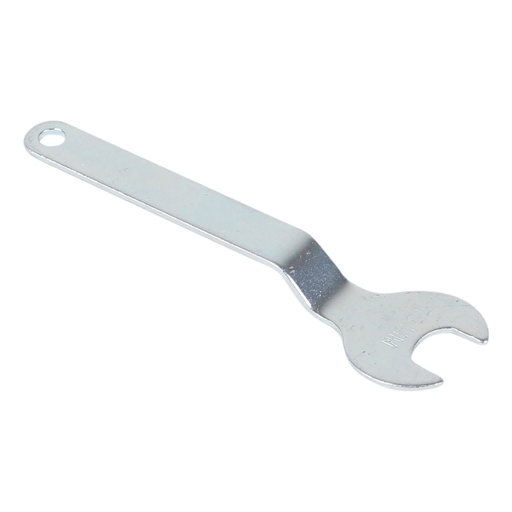 Curved metal wrench, view from opposite side
