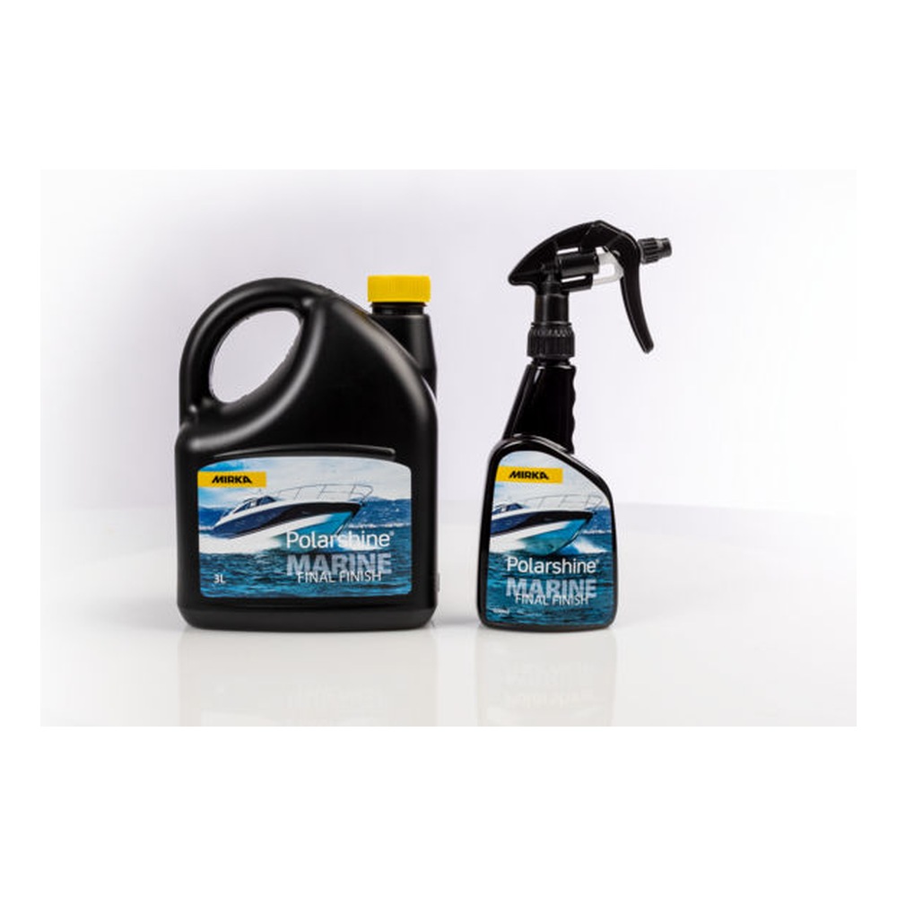 Two black containers, bottle and sprayer, on white