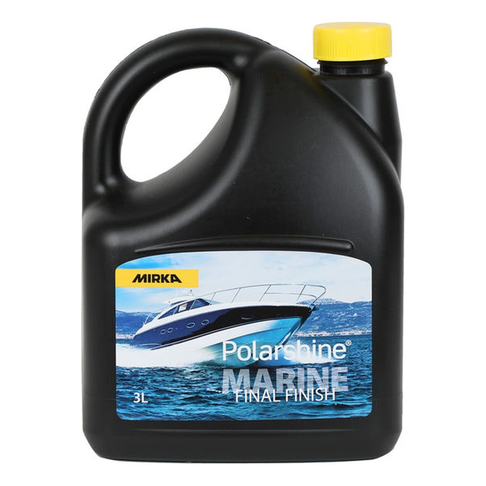 Black handled bottle with boat label