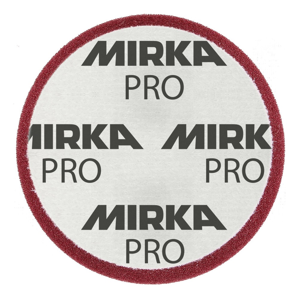 צד אחורי של פד עגול עם כיתוב MIRKA PRO