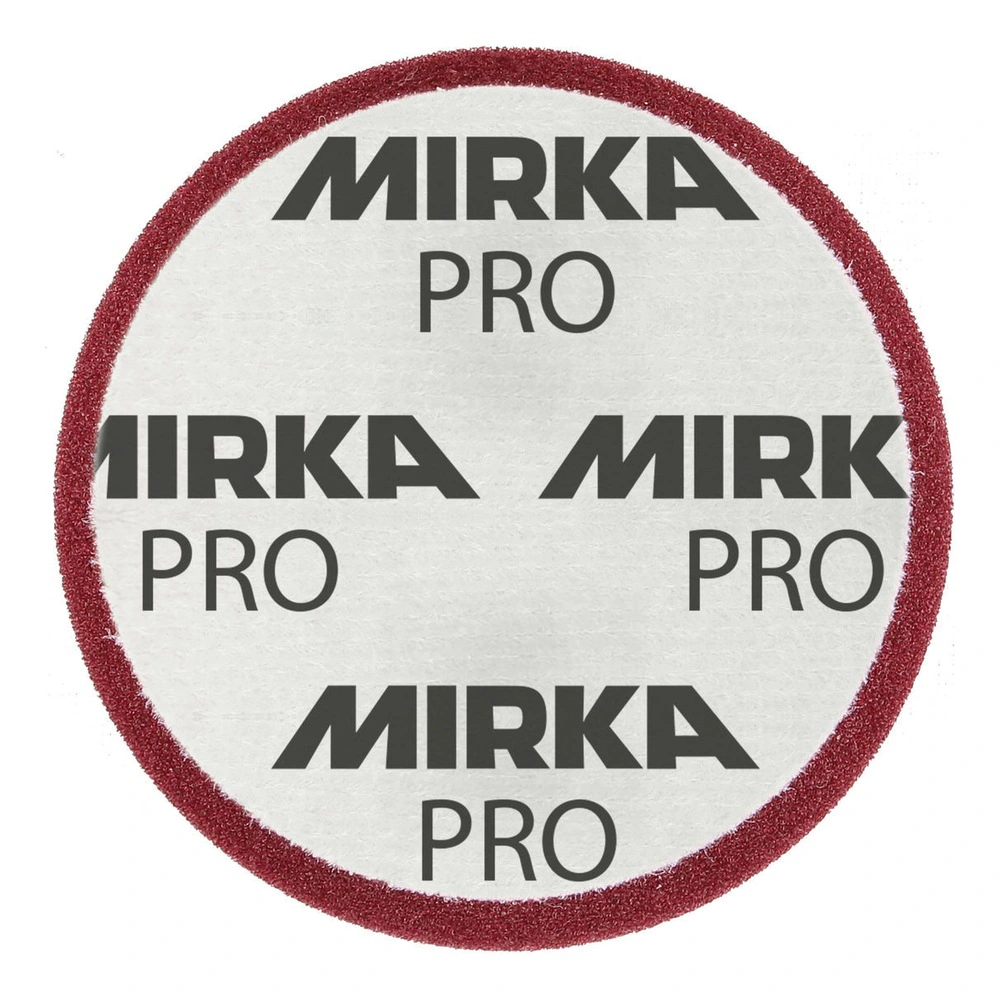 צד אחורי של פד עגול עם כיתוב MIRKA PRO