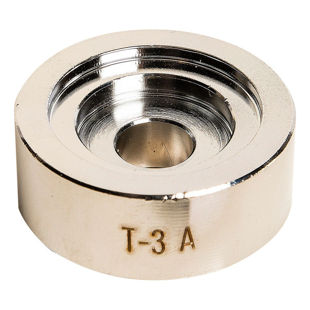 Close-up of metal cylinder marked T-3A