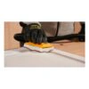 Hand sander with foam pad on table