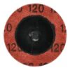 דיסק ליטוש אדום עם מרכז שחור וסימון 120