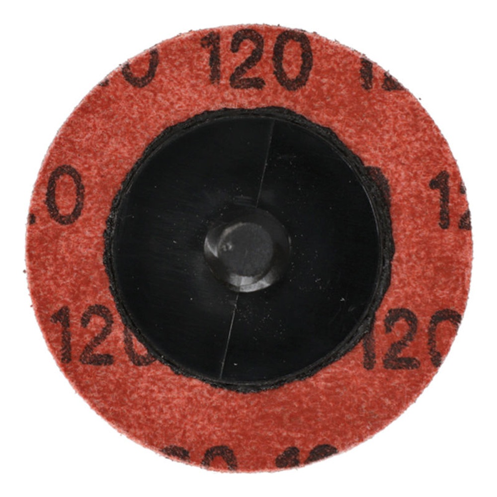 דיסק ליטוש אדום עם מרכז שחור וסימון 120