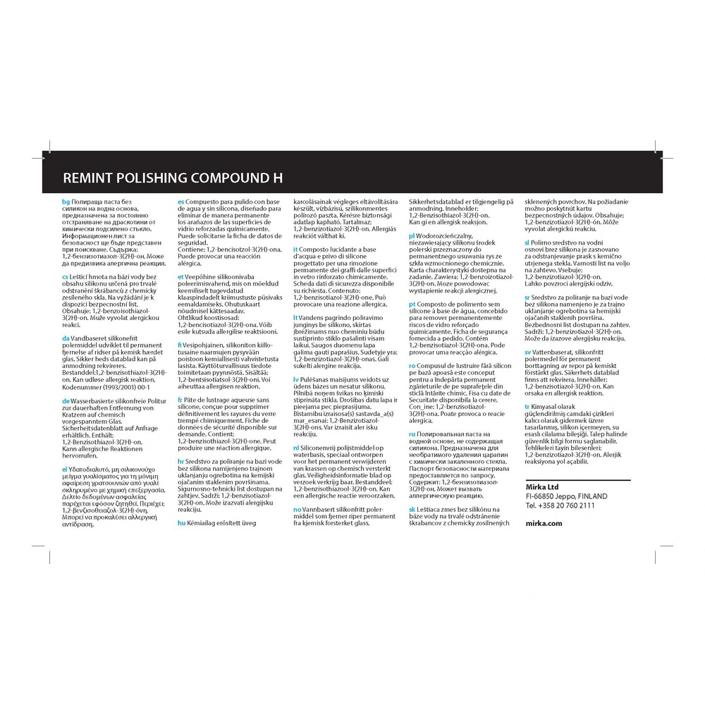 Back label page with dense text and columns