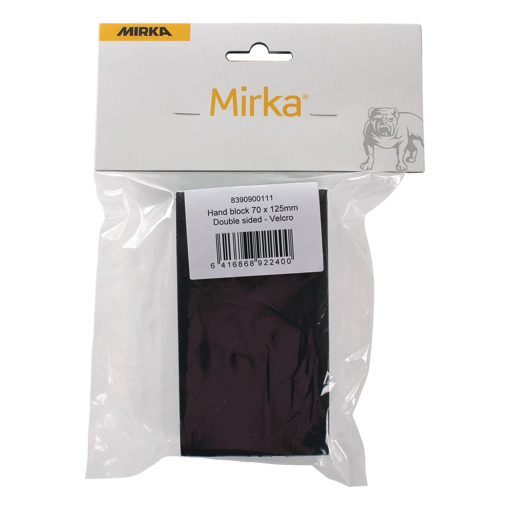 Packaged item in hanging bag with label and barcode
